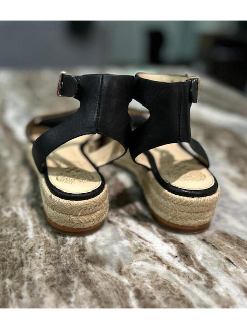 🐆 Vince Camuto Micro-Leopard Cow Hair Espadrilles 6.5 — GUC - Picture 5 of 8